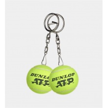 Dunlop Schlüsselanhänger Keyring ATP Tennisball 3,5cm - 1 Stück
